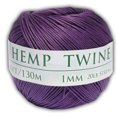 thumbnail image 1 of Boule de Ficelle de Chanvre Violette 1mm, 1 of 2