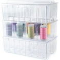 thumbnail image 6 of The Quilted Bear 19 Spool Acrylic Sewing Thread Storage Box, 6 of 6