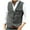 #193-Gray, variant on Donemore Men's Solid Color Sleeveless V-Neck Single-Breasted Multi-Pocket Vest Casual Daily Wear Practical Design Versatile Layering Piece