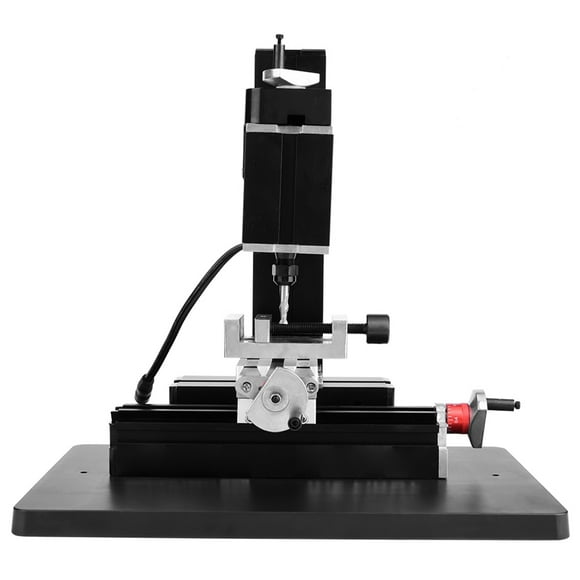 Mini Torno De Bricolaje, Fresadora De Metal Con Potencia De Motor De 144 W, Caja De Motor Articulada Y Cabezal Para Un Mecanizado Meticuloso