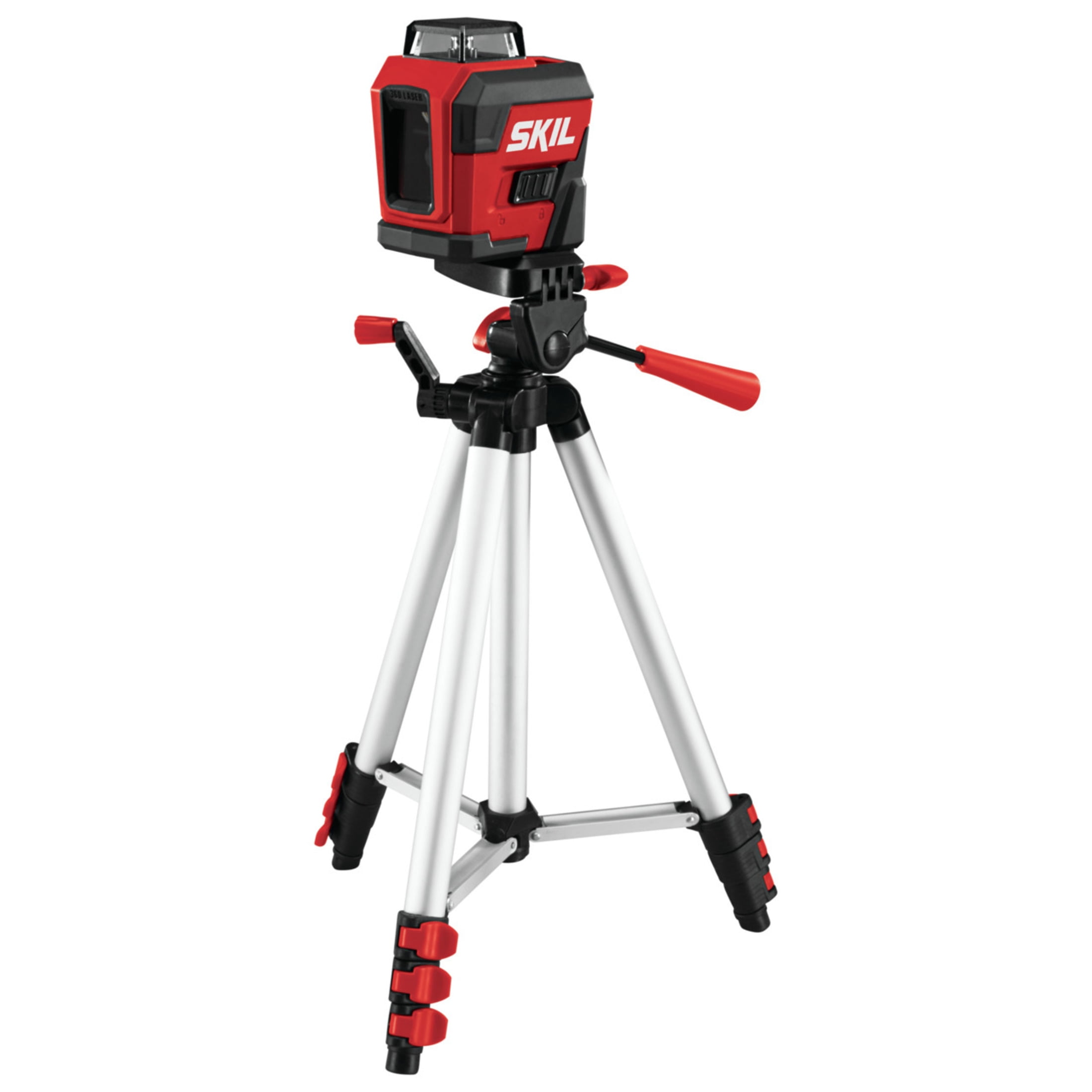 Auto Self Leveling Cross Line Laser Level Bright Red Beam Indoor Outdoor Tripod 