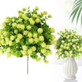 thumbnail image 2 of Clearance Artificial flowers under $1,1 Bundles Artificial Flowers Cemetery Flower Plastic Memorial Bouquet For Hanging Window Box Home Table Centerpieces Decor, 2 of 9
