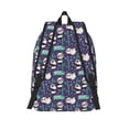 thumbnail image 2 of Picia Bamboo Panda Printed Canvas Daypack - Stylish and Durable Vintage Compact Backpack - Class, Work, Travel, or Laptop Bookbag,Organized Compartments-Medium, 2 of 6