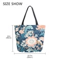 thumbnail image 6 of DIXRUYEE Tote Bag Women Weekender Travel Bag Shoulder Handbag Floral Dreams Printed, 6 of 10