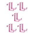 thumbnail image 2 of Yuarrent 2pcs Over Door Hooks Stainless Steel Kitchen Clothes Drawer Metal Clasp Hanger Punch-Free Rack Z-shaped Sturdy Belts Hangers Type2 NO2 Yuarrent CBP093942, 2 of 4