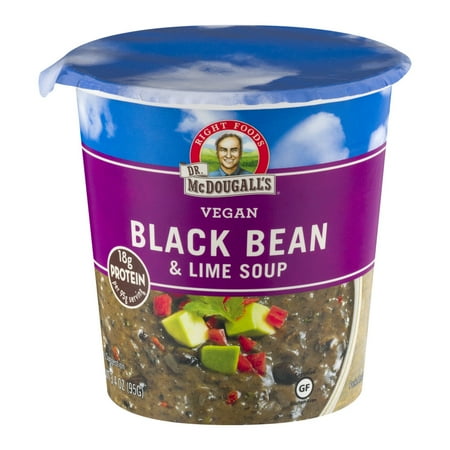 Dr Mcdougall S Right Foods Vegan Black Bean Lime Soup Dr Mcdougall S Right Foods Vegan Black Bean Lime Soup