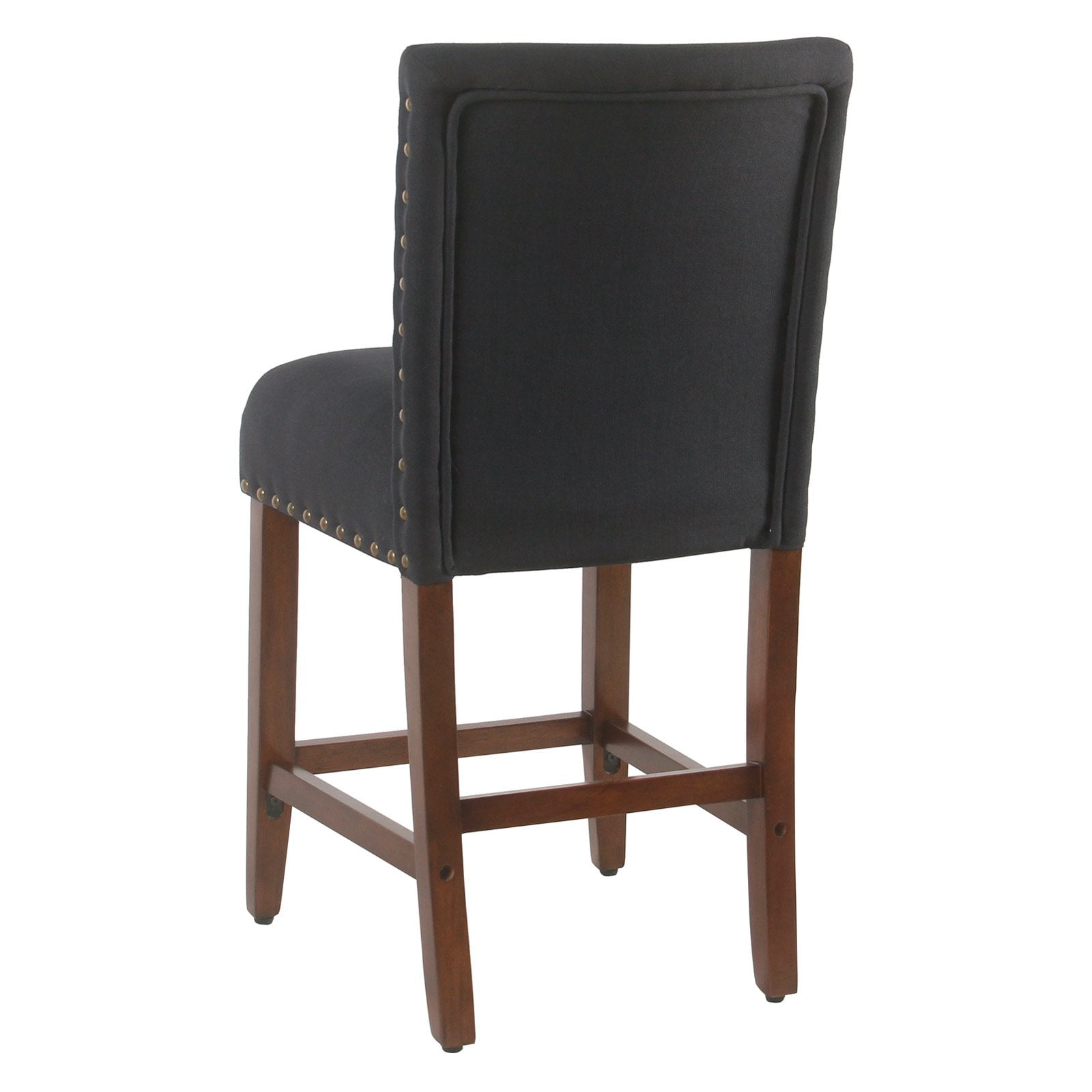 HomePop 24" Counter stool with nailheads, Multiple Colors