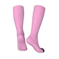 thumbnail image 4 of Bingfone Compression Socks For Women And Men Long Socks For Running Athletic Cycling Nurse-Pink, 4 of 9