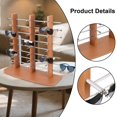 thumbnail image 6 of yotijay Glasses Display Stand Sunglasses Rack, Multi Layers, Eyeglasses Display Rack, Eyewear Holder for Malls Home Desk Shop Retail Brown, 6 of 9