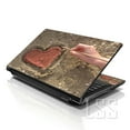 thumbnail image 1 of LSS Autocollant pour Ordinateur Portable 15,6 Pouces Motif Cœur Rouge Sable Couverture Réutilisable, 1 of 1