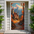 thumbnail image 4 of Autumn Landscape Fantasy Castle Banner for Home Decor Nature Lovers Seasonal Display, 4 of 8