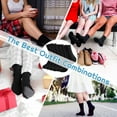 thumbnail image 7 of Bocaoying 6 Pairs Women Cotton Socks, Anti Odor Blister Proof Casual Calf Socks, Soft Cozy Breathable Black Socks for Women US Size 5-7.5, 7 of 7