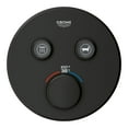 thumbnail image 2 of Grohe Grohtherm 291372430 Dual Function Thermostatic Valve Trim in Matte Black, 2 of 3
