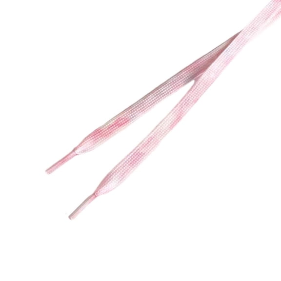 MOMOJIA Colorful Tie Dye Shoe Laces 100cm/120cm Long Flat Polyester Shoelaces Anti Slip Shoelace For Men Women Sneakers Boot