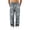 Blue, variant on Camouflage Cargo Pants for Men Relaxed Fit Straight Leg Drawstring Elastic Waist Multi Pocket Pants