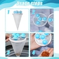 thumbnail image 3 of 3PCS Floating Hair Filtering Mesh Removal,Pet Lint Removers Reusable Washing Machine Hair Filter Cleaning Mesh Bag,Lint Catcher for Washing Machine Wool Device Pet Dog Cat Hair Remover (Blue), 3 of 8