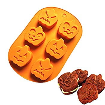 3 PCS Silicone Halloween Ghost Pumpkin Baking Mold Set