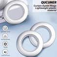 thumbnail image 3 of Durable Material Curtain Grommet, Smoothly Slide Plastic Silence Sliding Rings For Bathrooms And Dressing Rooms, 3 of 5