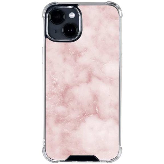 Skinit Blush Marble iPhone 14 Plus Clear Case