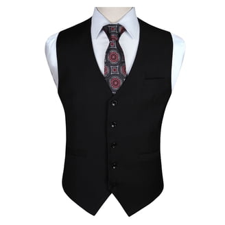 Men's Christmas Vest – Snowflake Pattern Formal Waistcoat For Holiday Parties & Festive Events