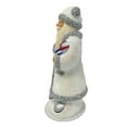 thumbnail image 5 of Pinnacle Peak Trading Ino Schaller White Glitter Santa with Bag of Apples German Paper Mache, 5 of 7