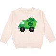 thumbnail image 2 of Inktastic St Patricks Day Irish Clover Dump Truck Childs Toddler Sweatshirt, 2 of 4