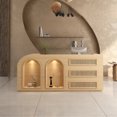 thumbnail image 1 of Luxury Reception Desks Wood Small Modern Office Study Spa Counter Reception Desks Vanity Silla De Escritorio Salon Furniture My Lux Decor Round, 1 of 6