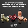 thumbnail image 3 of Gel de maquillaje con efectos especiales Mehron 3-D Gelatina, 60 ml, Fleshtone, 3 of 6