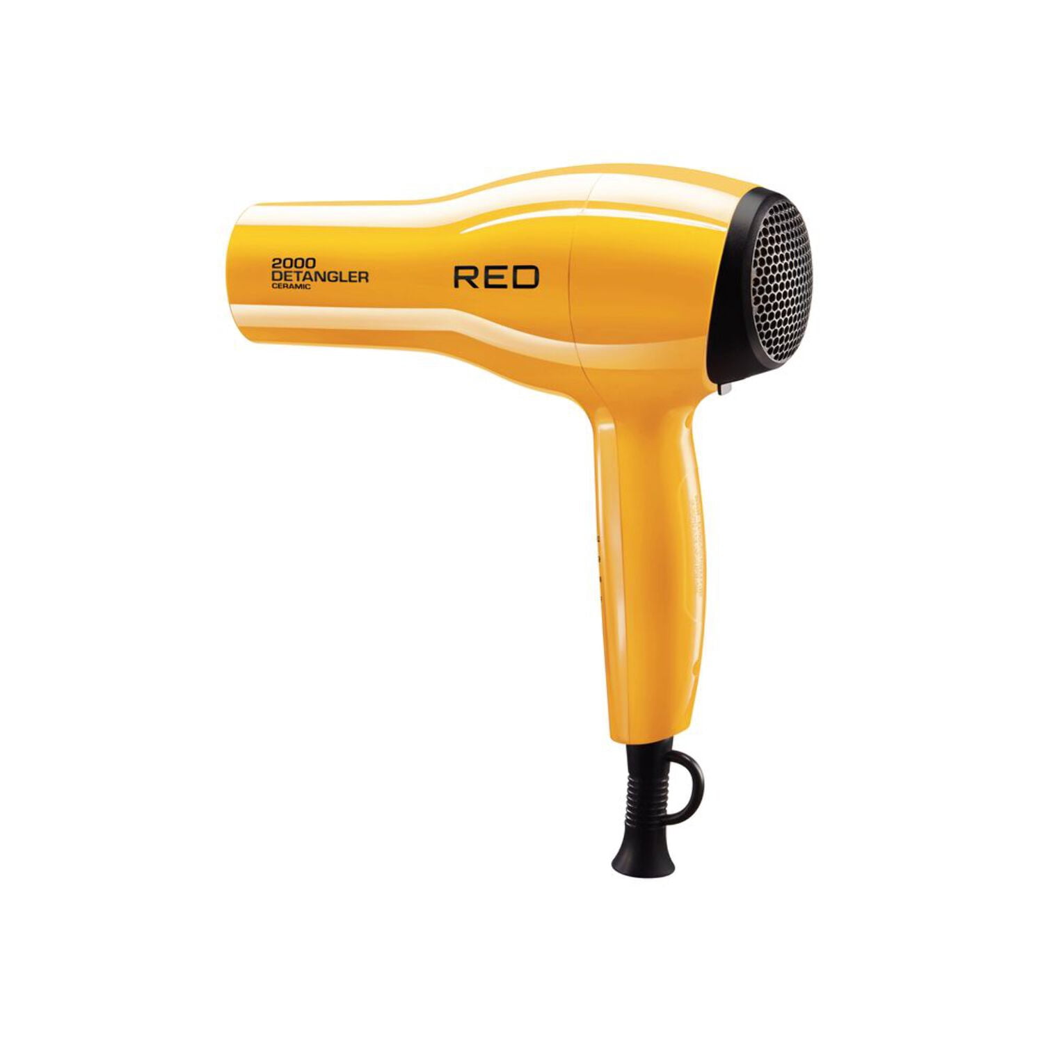 Red by KISS 2000 Ceramic Hair Dryer, Professional Salon Blow Dryer 3 Attachments Included