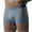 Gray, variant on Men's Seamless Summer Boxer Briefs, Breathable Lightweight Stretch Smooth Low Rise Moisture Wicking Underwear