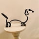 thumbnail image 4 of Estatuilla de Perro Gloria Escultura de Animales Realistas 2 Uds, 4 of 6