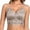 Coffee, variant on French Lace Push Up Bra Adjustable Straps Fixed Cup Satin Wirefree for Casual Home Wear, M, Coffee