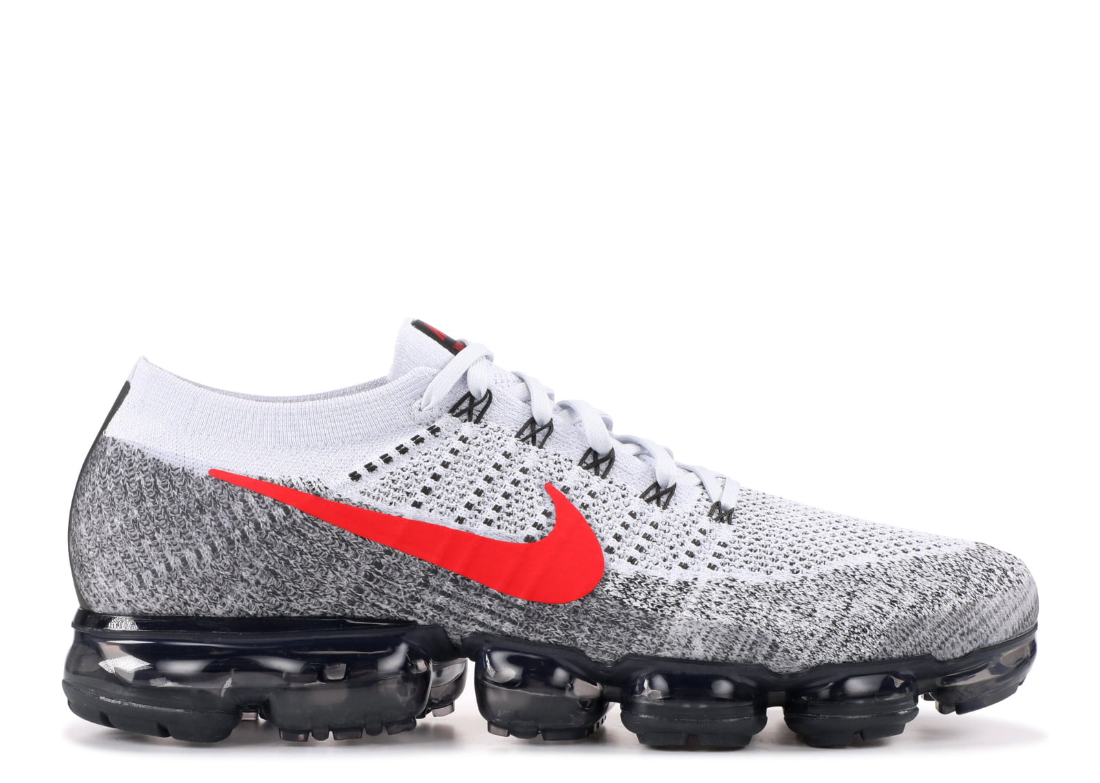 nike air vapormax flyknit white red