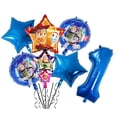 thumbnail image 5 of Globos de aluminio de Buzz Lightyear, suministros para fiestas de cumpleaños de Toy Story de Disney, decoración para fiestas de cumpleaños de niños de 1, 2 y 3 años, 5 of 5