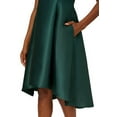 thumbnail image 4 of Adrianna Papell womens  High-Low Solid Midi Dress, 2, 4 of 5