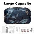 thumbnail image 3 of Bats Waterproof Oxford Fabric Charger Case with Charger Pouch, Cable Organizer, and Cord & Cable Organizer- Digital Travel Bag- 5.9x9.44x3.14 in, 3 of 6