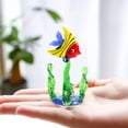 thumbnail image 3 of Figuritas en miniatura de vidrio soplado a mano, Tanque De Agua de peces, hierba, peces, adornos artísticos, accesorios de decoración del hogar, regalo, 3 of 6