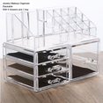 thumbnail image 4 of Clear Cosmetic Display Case, Transparent Stackable Makeup Organizer  for Hair Accessories, 4 of 7