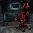 thumbnail image 2 of Flash Furniture Optis Black Gaming Desk and Red/Black Reclining Gaming Chair Set with Cup Holder, Headphone Hook, and Monitor/Smartphone Stand, 2 of 12