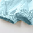 thumbnail image 4 of NAISIBABY Pants for Girls, Elastic Waist Loose Fashion with Pockets Cotton Casual Jogger Trousers Blue 10T, 4 of 5
