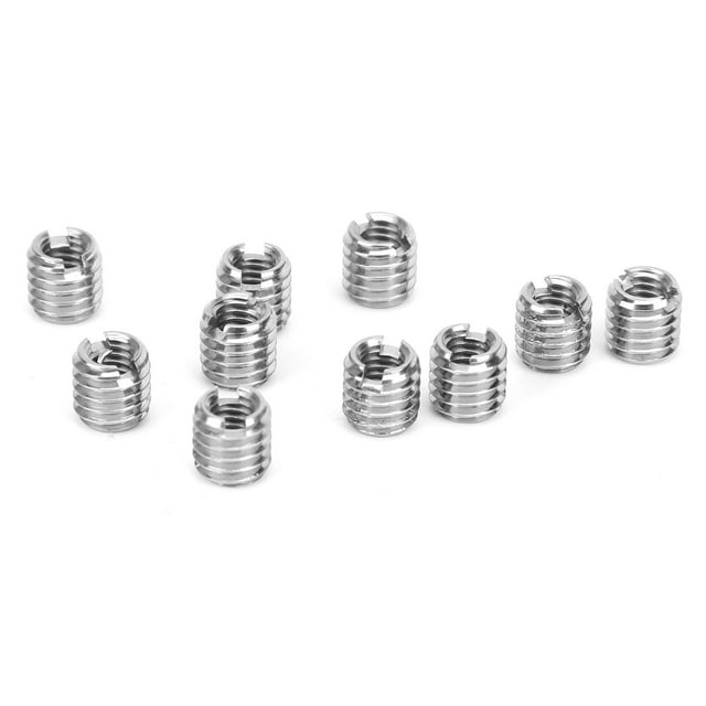 Inserts de Filetage, 10 Pcs Inserts de Verrouillage de Filetage Auto-Touchants Simples à Installer Durabilité pour Automobiles pour Aviation
