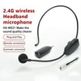 thumbnail image 4 of 2.4G Head Mounted Wireless Microphone Plug Play Teacher Conference Speech Loudspeaker Mic System with Receiver, 4 of 7