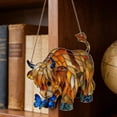 thumbnail image 5 of Cow Butterflys Stained Acrylic Style Window Hanging Farm Ornament For Home Window Garden Farm Decor Gift For Cow Lovers, 5 of 5