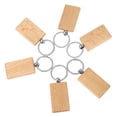 thumbnail image 6 of Dytern DIY 6PCS DIY Wood Keyring Pendants Creative DIY Keychain Decor Solid Wood DIY Keyring Pendant Wood Pendant Keychain Accessories for Man Male, 6 of 11