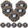 thumbnail image 1 of 10pcs Sewing Button Rhinestone Clothing Diy Button Sewing Button Fastener Sewing Supply, 1 of 3