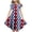 C-Star, variant on Girls Short Sleeve Ruffled Dress 4th of July Outfits for Girls, Red White Blue Print Summer Sundress Casual Playwear 13-14 Years