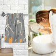 thumbnail image 7 of Yayeee 2 Pack Hand Towels for Bathroom 100% Cotton 16" x 28" Soft Absorbent Kitchen Towel, Halloween Dancing Skeleton, 7 of 7