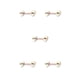 thumbnail image 2 of Minnieouse Anillo para pezones, accesorio de moda exquisito, accesorios de joyería, decoración corporal encantadora para mujer, Lick-Me de oro rosa Oro rosa Lámame 5piezas Minnieouse CBP223689, 2 of 5