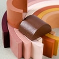 thumbnail image 3 of Apilador De Arcoíris De Madera Bloques de construcción de arcoíris de madera que apilan un juego de juguetes educativos DIY de alto equilibrio, 3 of 5