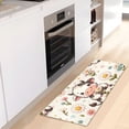 thumbnail image 5 of Cow on Flowers Bathroom Rug Non Slip Bathroom Mats Entry Door Soft Carpets for Kitchen Bedroom Living Room 39x20 inch, 5 of 7